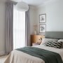 no. 21 Georgian Townhouse | Master Bedroom Curtains | Interior Designers